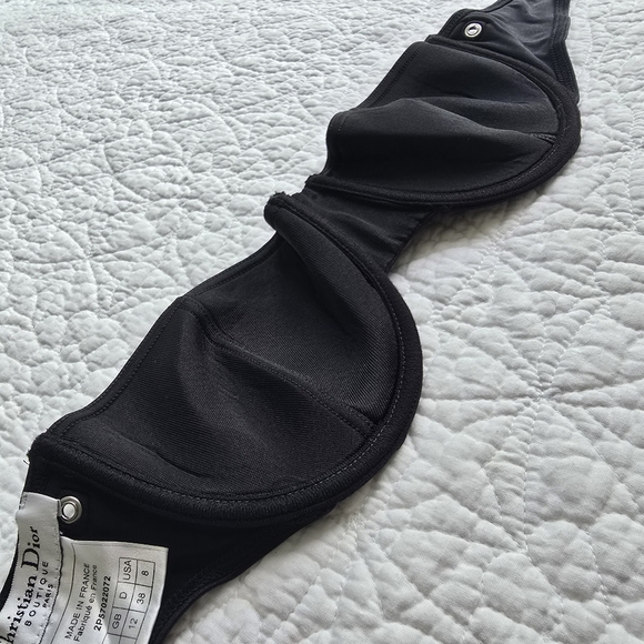 Christian Dior Strapless Front Buckle Bikini Top CD Clasp - Picture 8 of 14